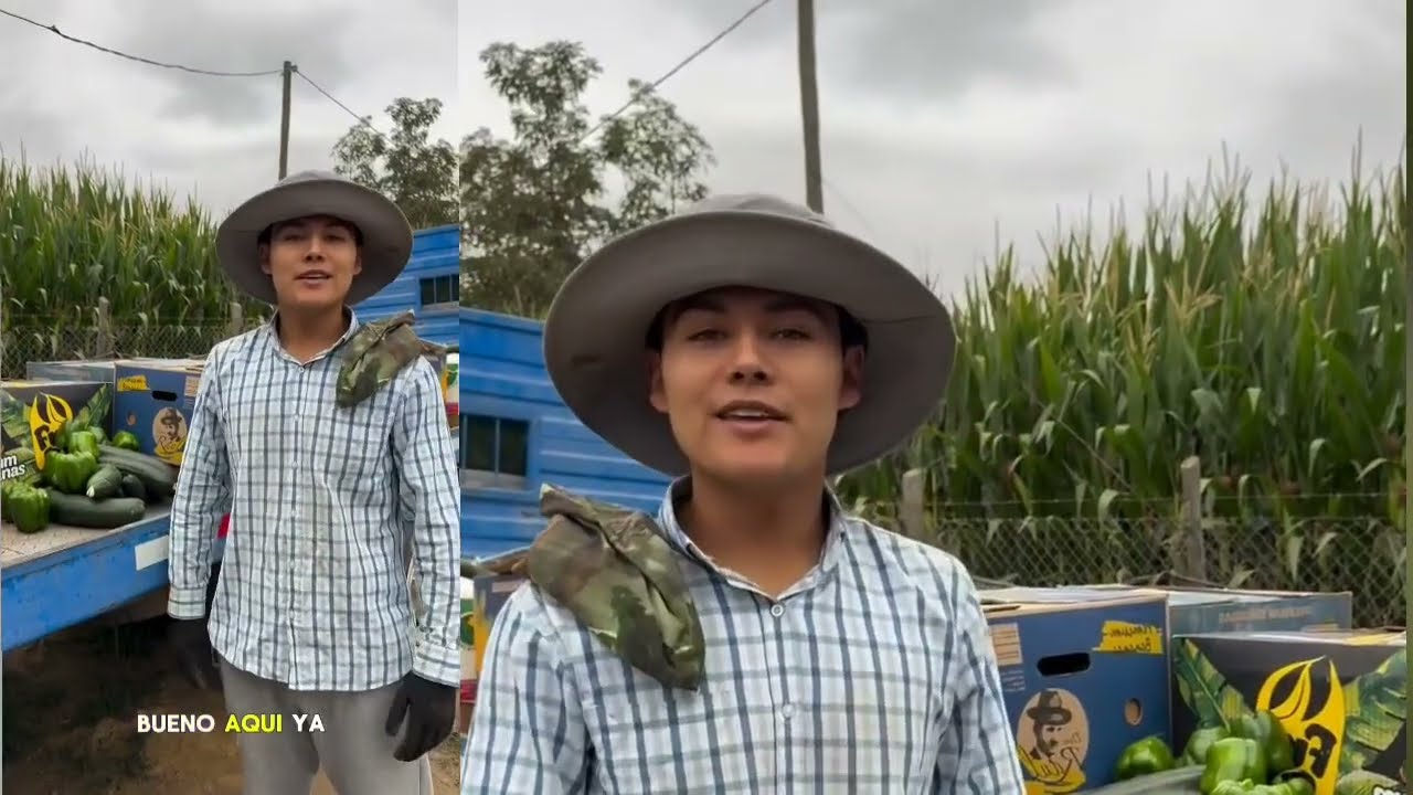 IGNACIO ORMAZABAL  despu&eacute;s de cantar  es un gran Agricultor  de PEPINOS  ejemplo a seguir 