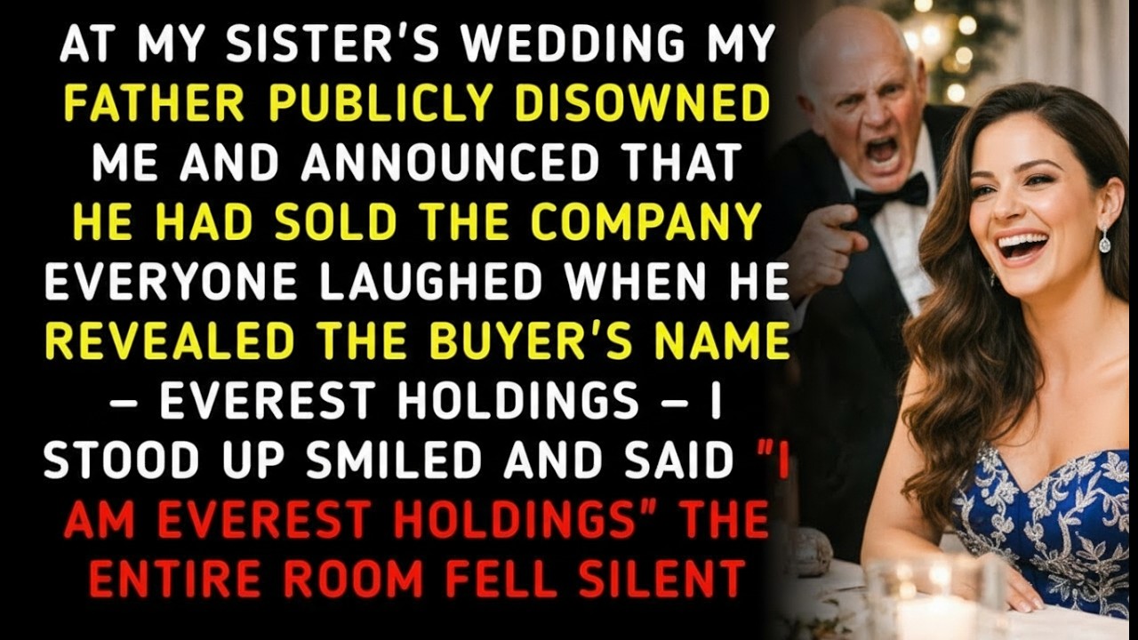 At My Sister’s Wedding, My Father Said, “You Own Nothing.” I Smiled — Because I Owned Everything