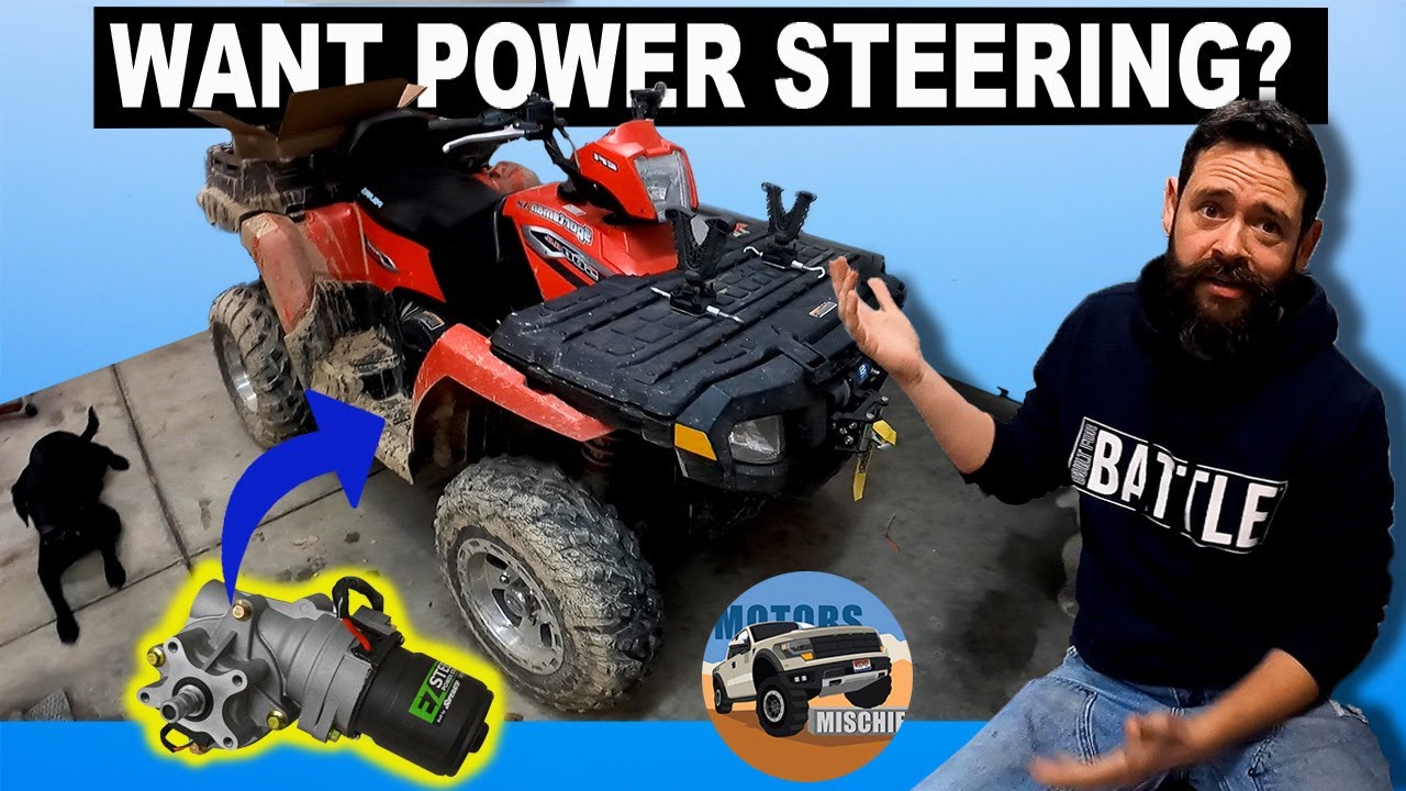 Can We Update the Difficult Manual Steering with Super ATV's Hacked Power Steering Kit? Part 2!