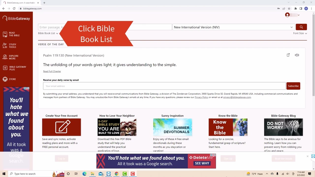 How to Add Notes on Bible Gateway