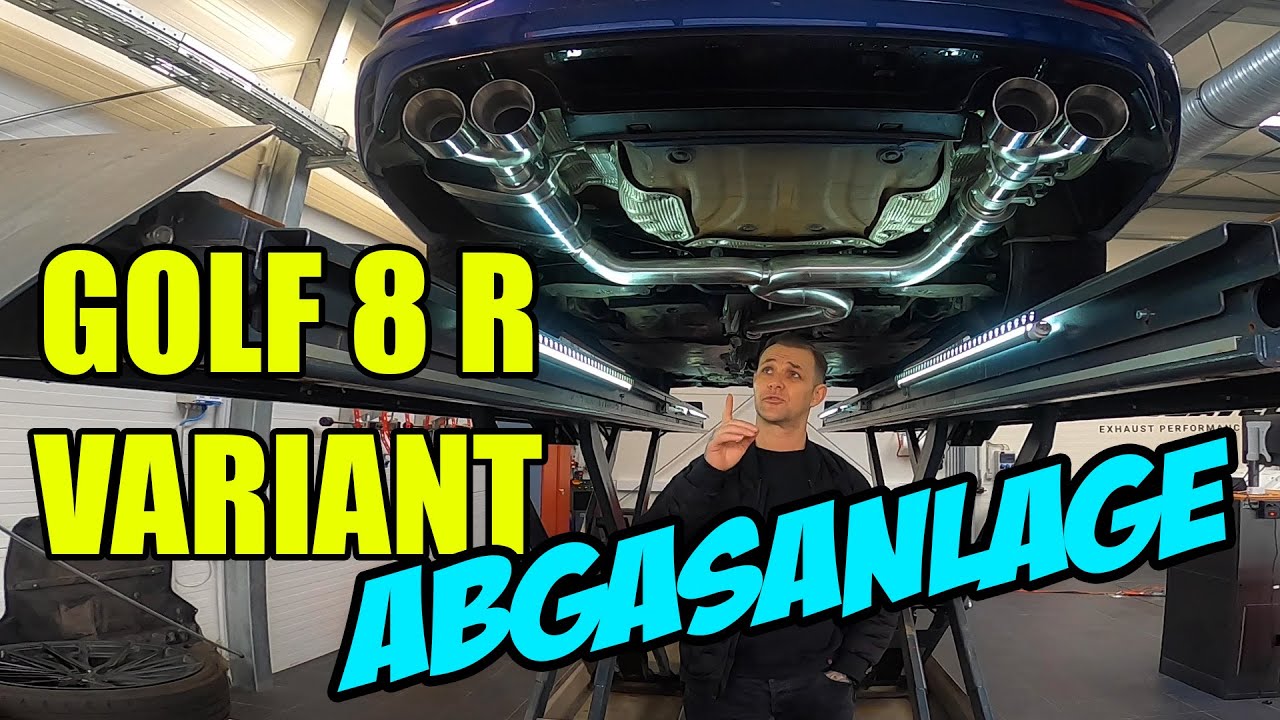 GOLF 8 R VARIANT - PROVOCATEUR EXHAUST ABGASANLAGE mit TÜV! (ECE)