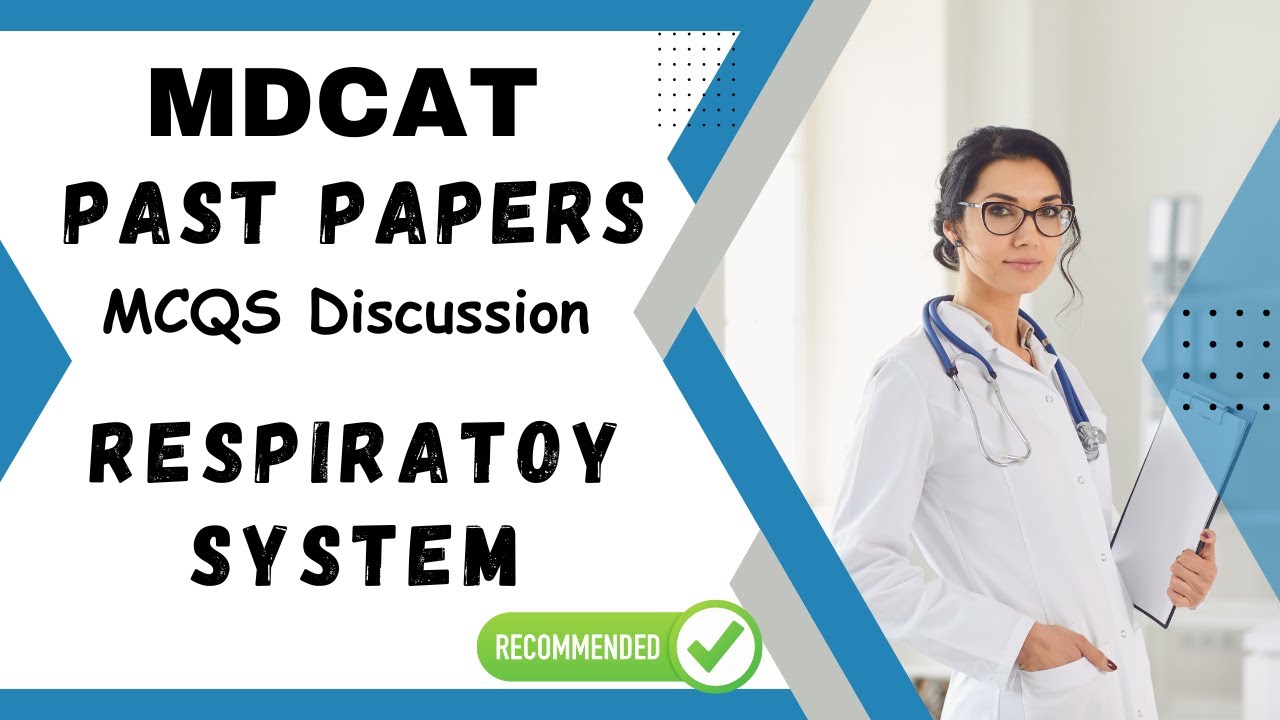 MDCAT | Past Papers MCQS on Gaseous Exchange | Human Respiratory System | Transport of Gases