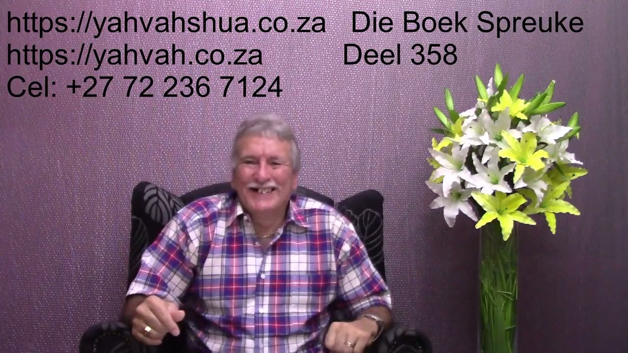 Die Boek Spreuke Deel 358 Ontbyt met Prof Hannes Week 09 2026