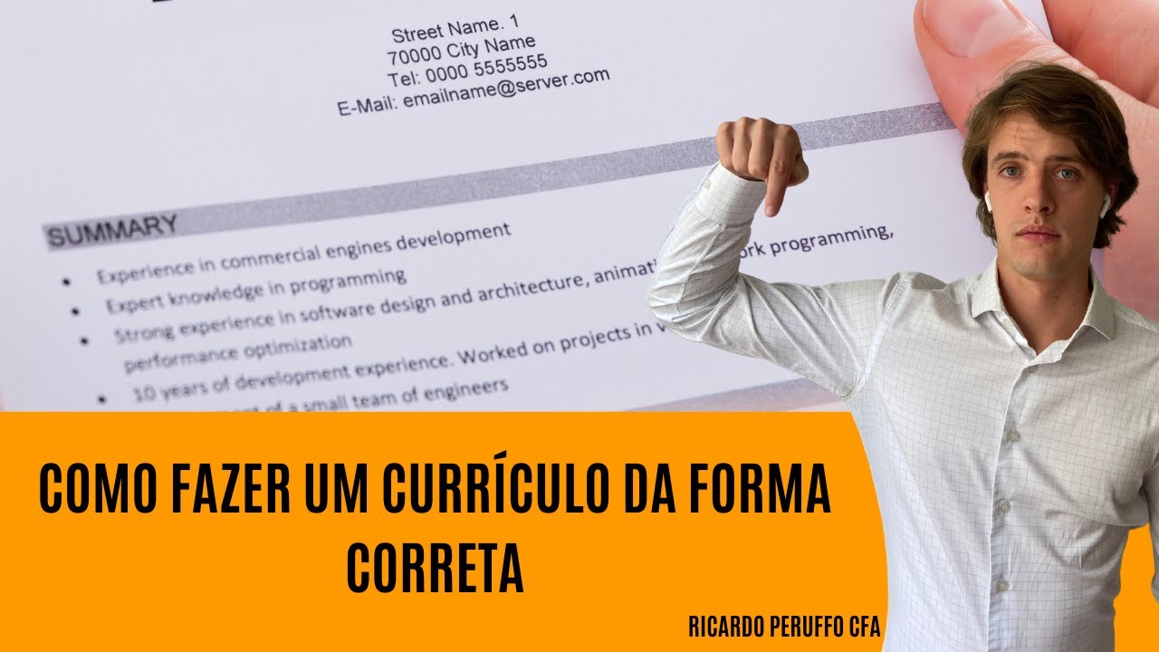 A FORMA CORRETA DE FAZER UM CURRÍCULO PARA O MERCADO FINANCEIRO | CARREIRA NO MERCADO FINANCEIRO #15