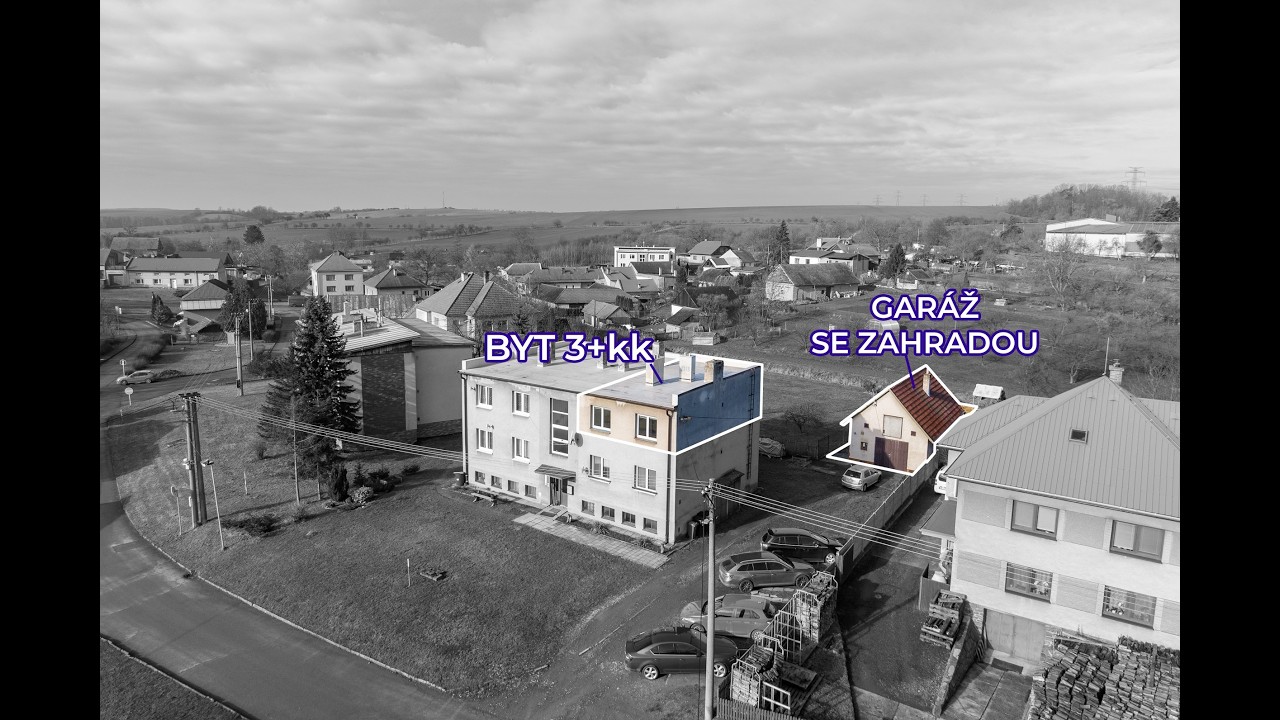 Prodej, byt 3+kk, Soběchleby, okr. Přerov, EV. Č. 2462