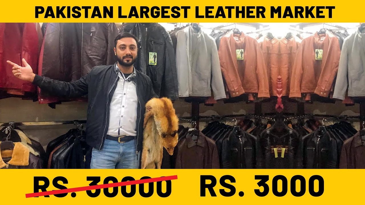 Largest Leather Market In Karachi,Pakistan