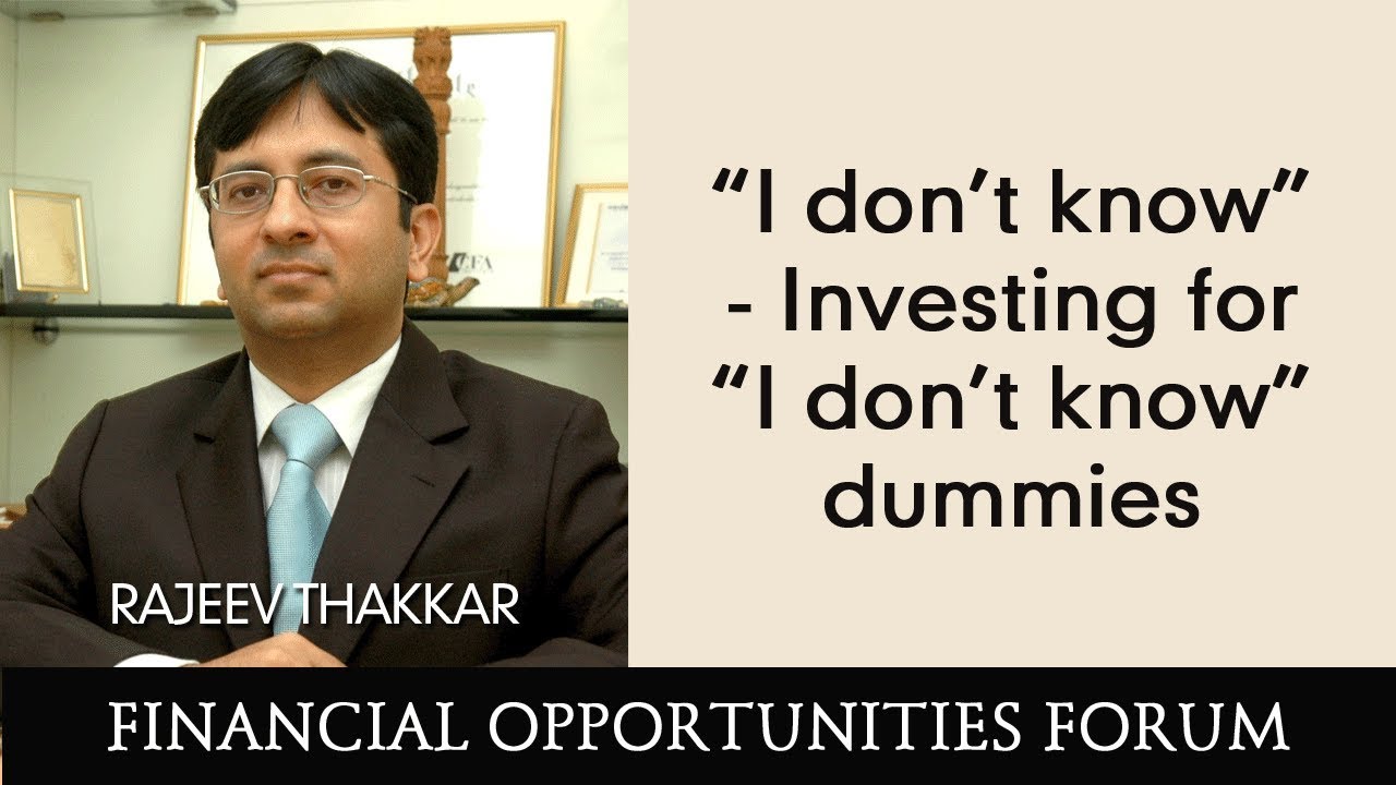 “I don’t know” - Investing for “I don’t know” dummies