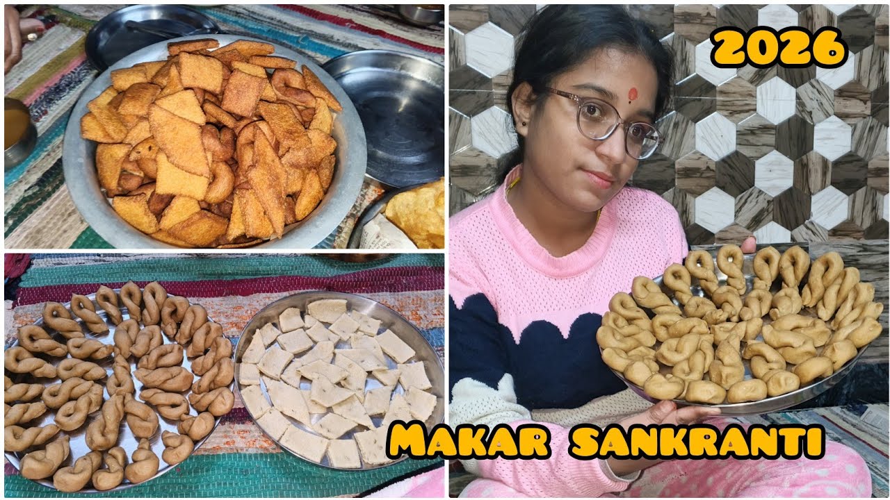 Makar sankranti Celebration Day Or Ghar Me Bnaye ghughuti kumauni Tyohar | pahadi Parv Tyohar | Vlog