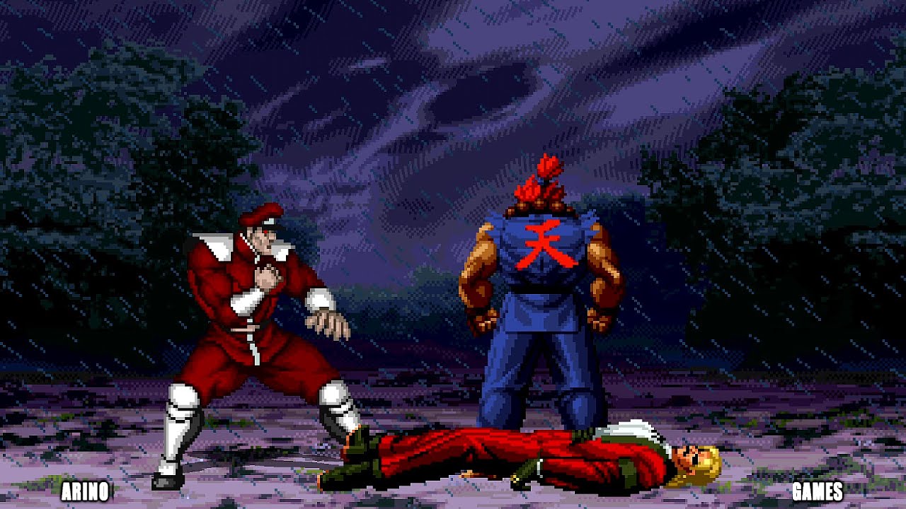 EVIL BISON VS SHIN AKUMA