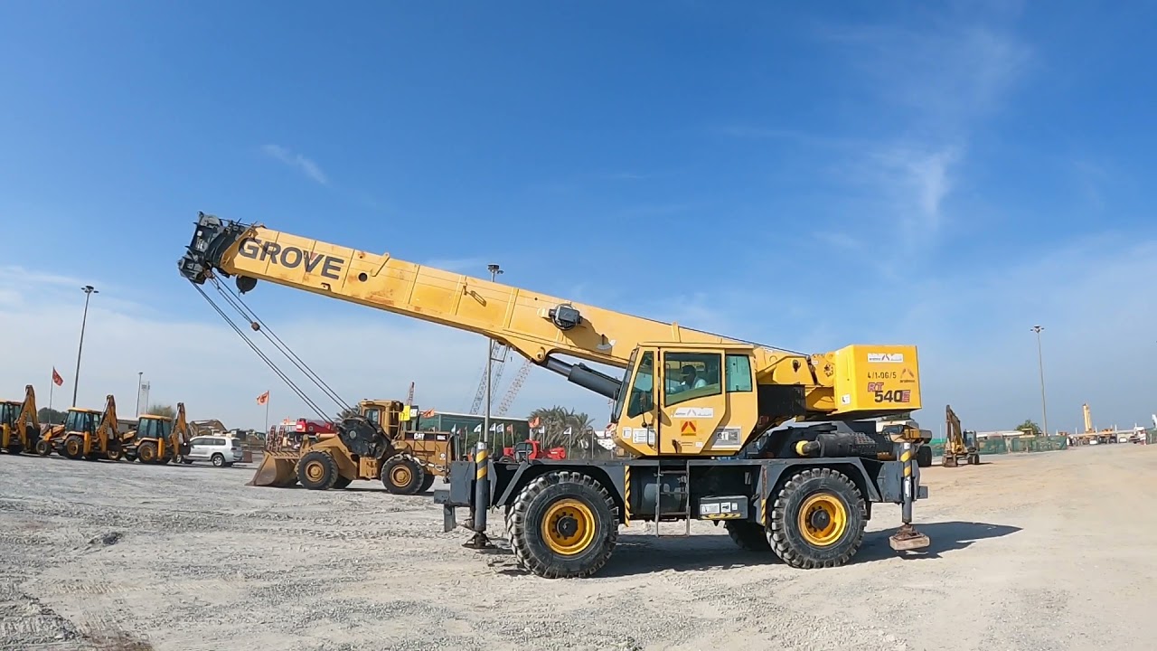 2008 Grove RT540E 40 Ton 4x4x4 Rough Terrain Crane - Dubai, UAE Auction | 14 & 15 December