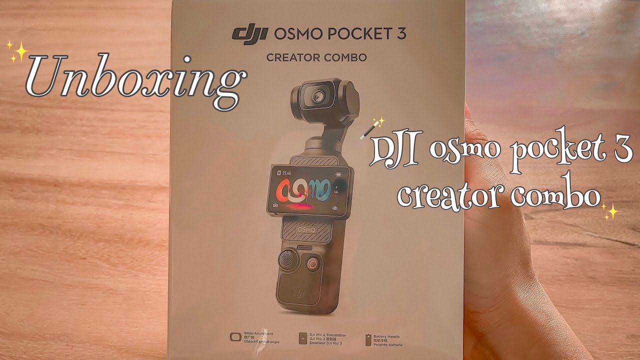 Unboxing DJI Osmo Pocket 3 Creator Combo | แกะกล่องกล้อง DJI Osmo Pocket 3