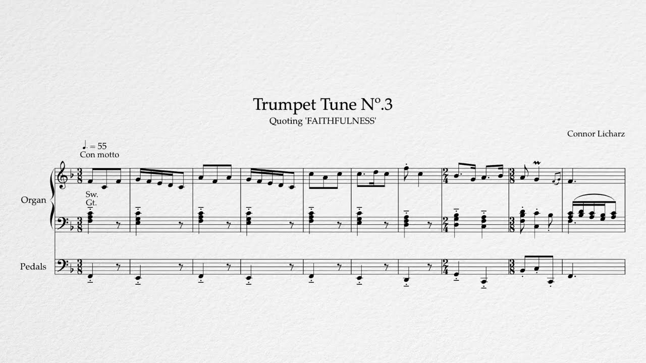 Trumpet Tune Nº.3 | Connor Licharz