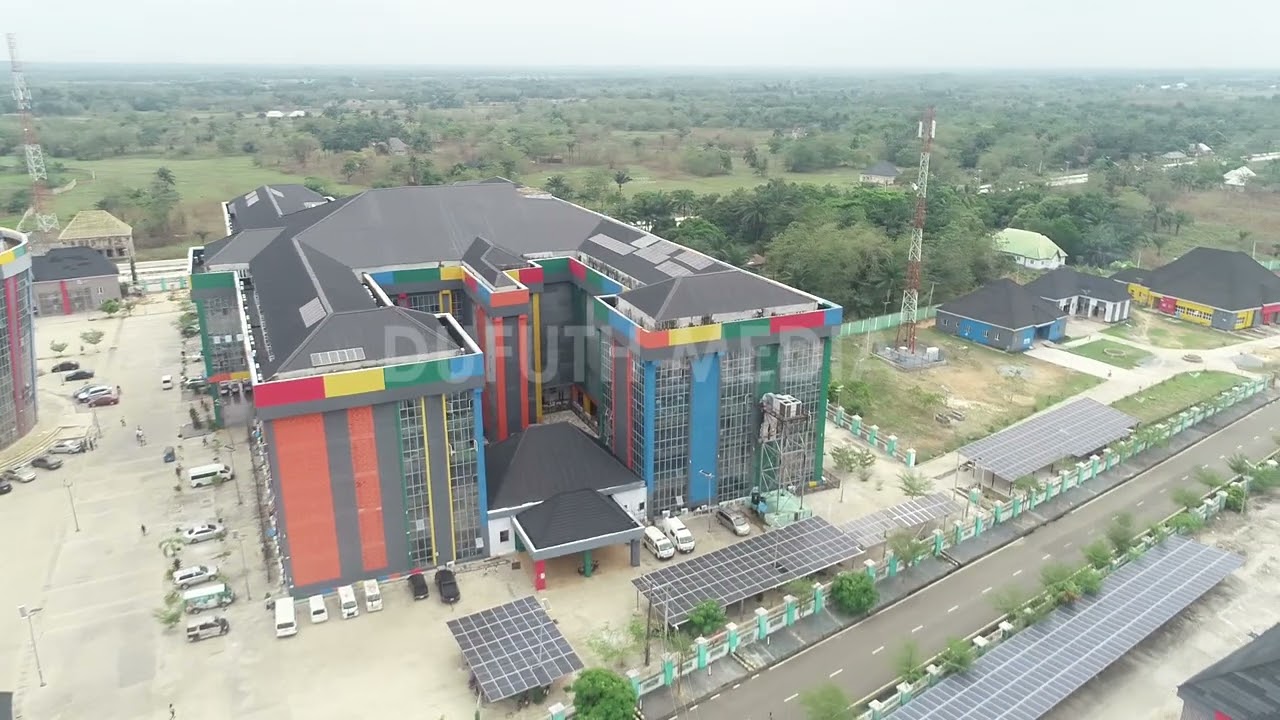 Aerial View of David Umahi Federal University Teaching Hospital, Uburu