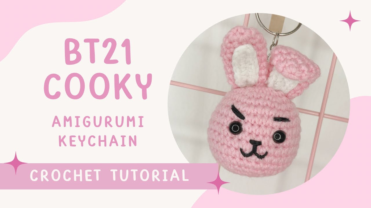 Crafting the Cutest Keychain Ever: BT21 Cooky Amigurumi Charm
