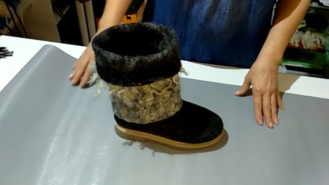 Валяем  сапожки-трансформеры. Часть 1