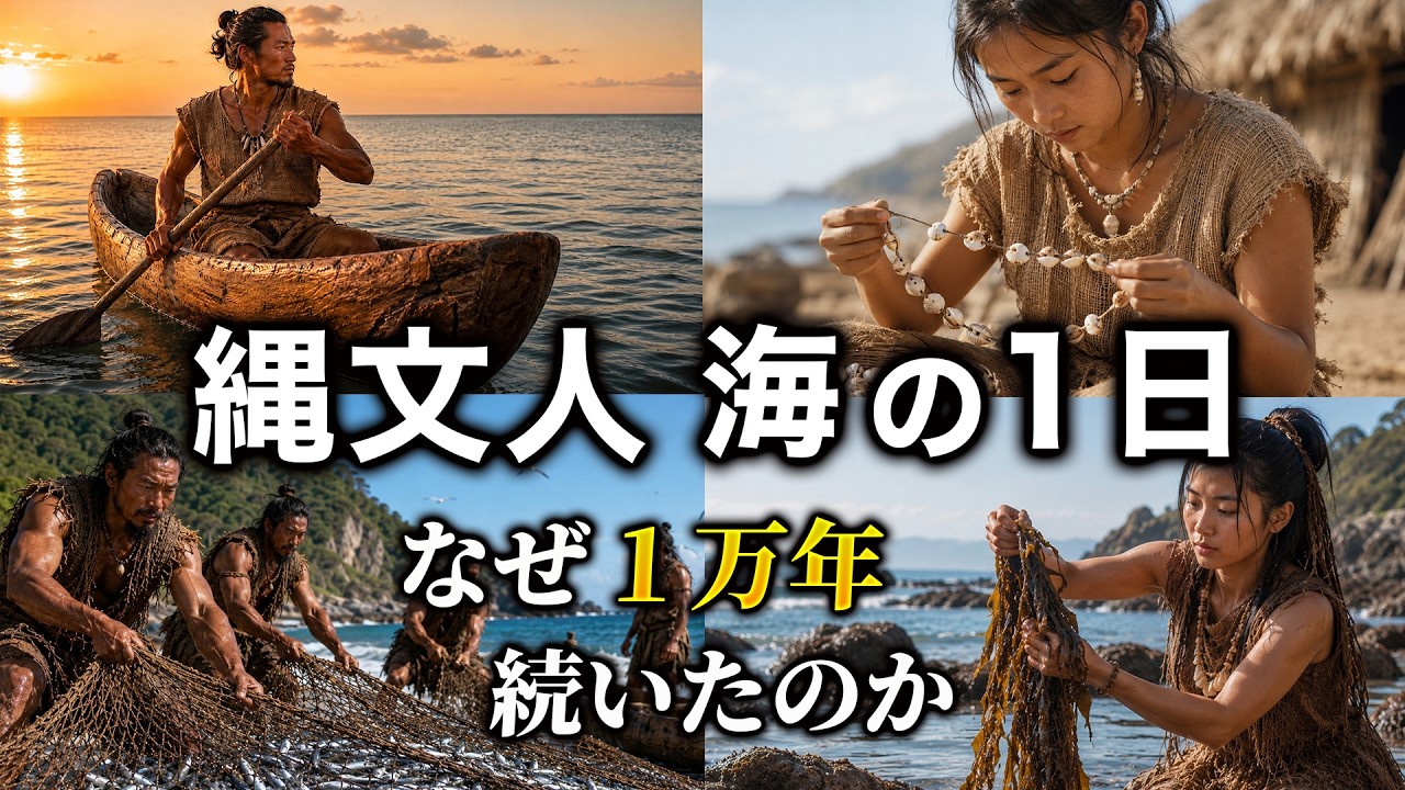 縄文人、海の１日ルーティン｜成長し続けなくても１万年続いた社会