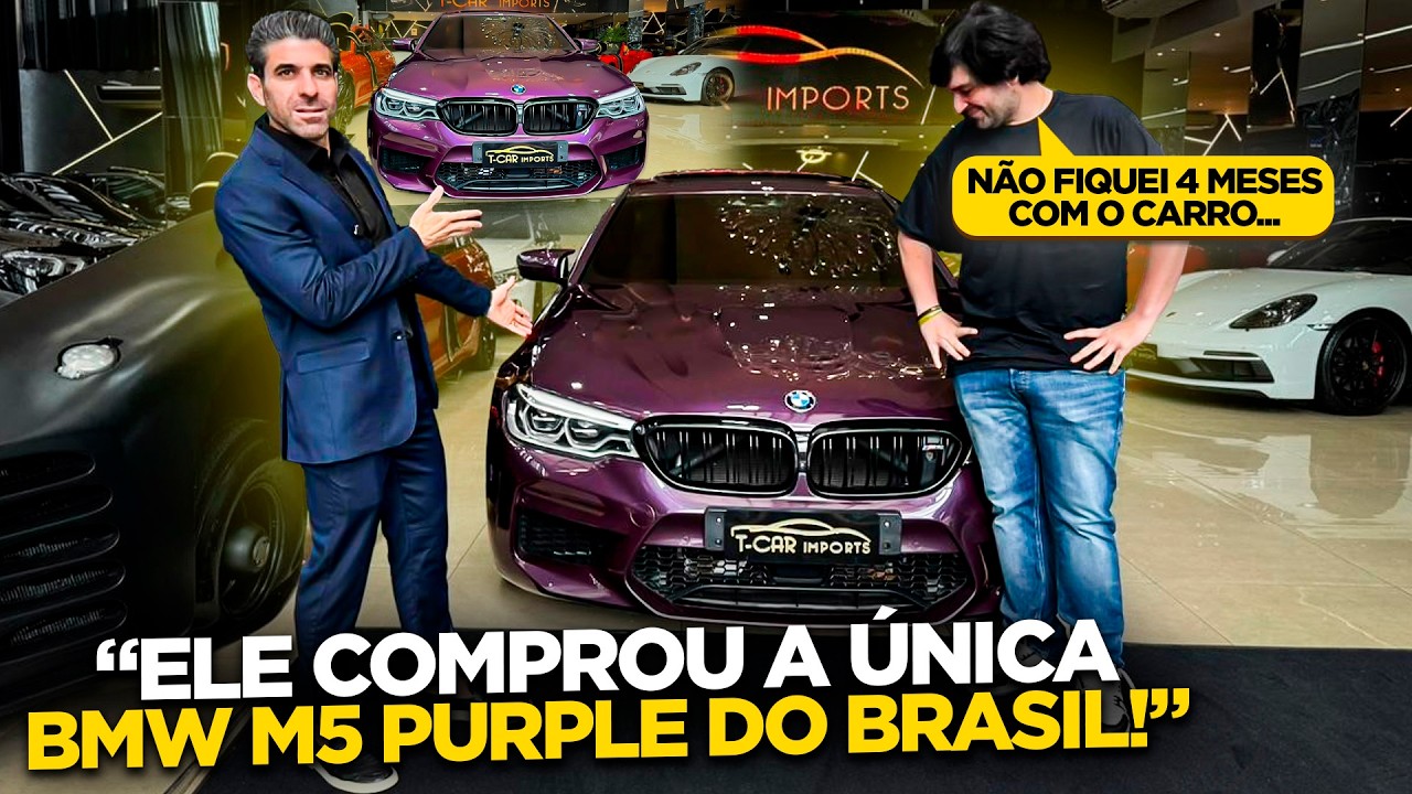 BMW M5 PURPLE 2019 ÚNICA NO BRASIL... O EDU MOTORGRID FOI O PRIMEIRO DONO...