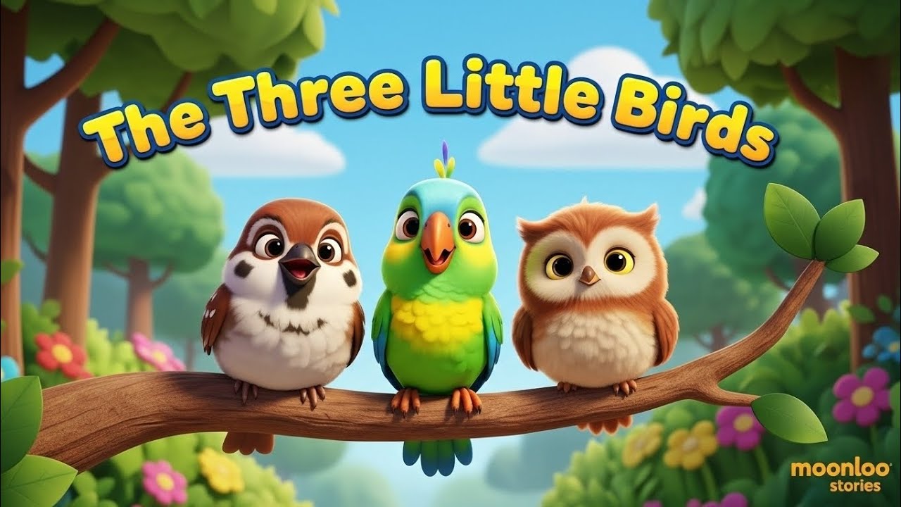 The Three Little Birds @MoonlooStories 