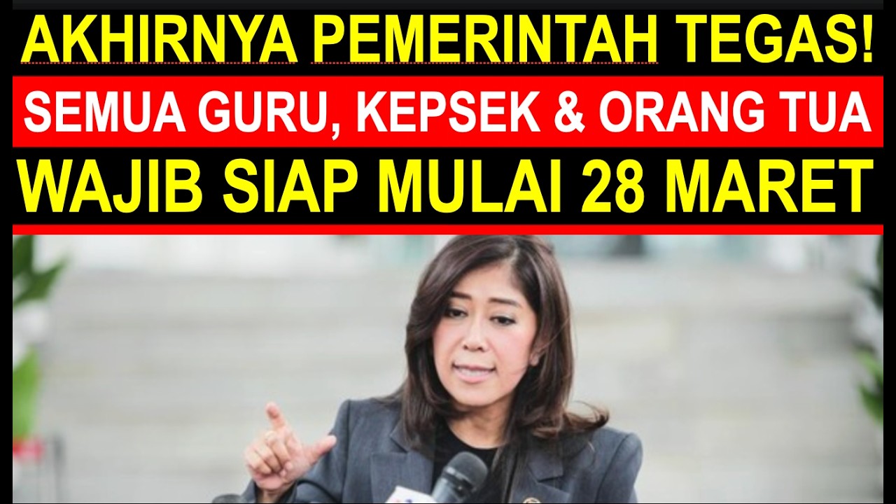 Breaking news semua guru sertifikasi dan non sertifikasi wajib bersiap mulai tanggal 28 Maret 2026