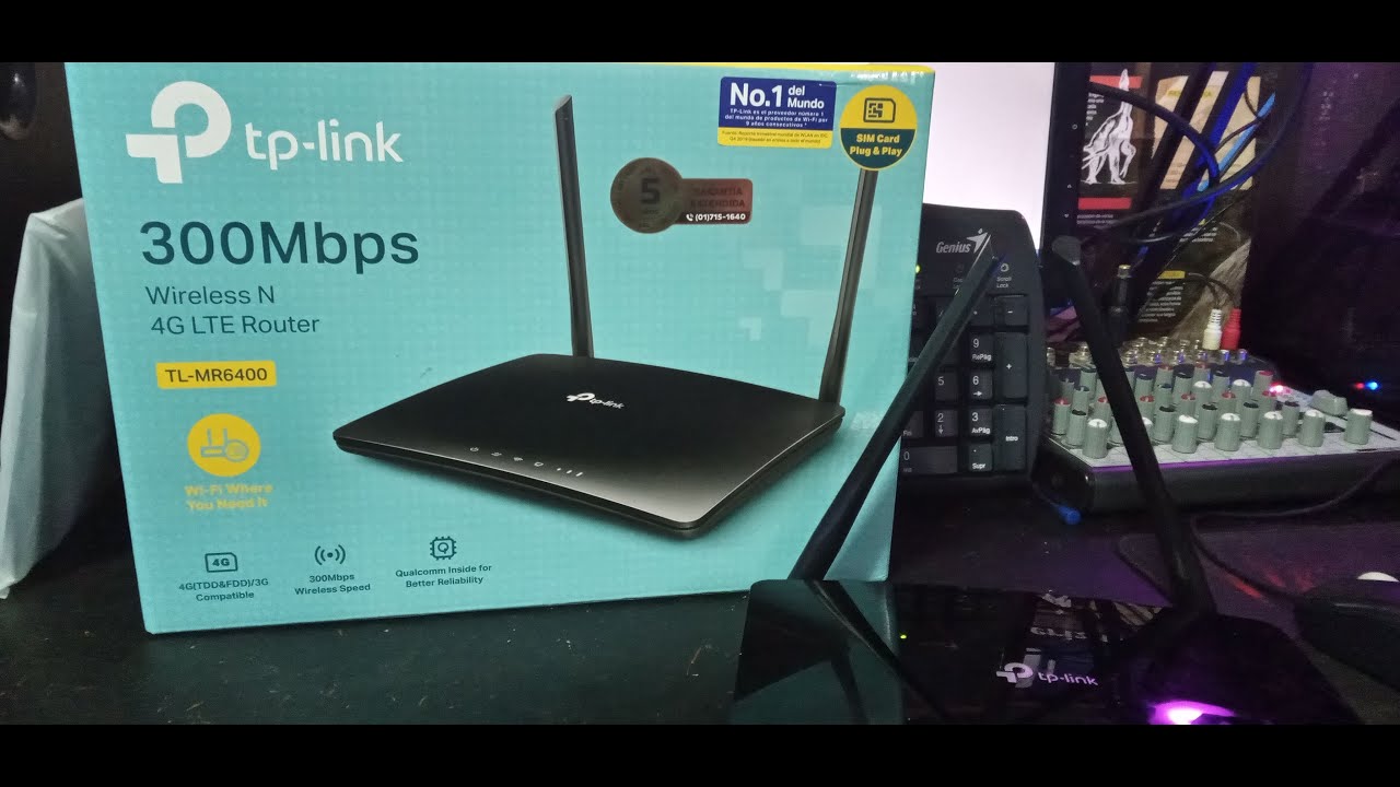 Router 4G LTE - TP LINK - Unboxing, Instalación y configuración rápida - TL-MR6400