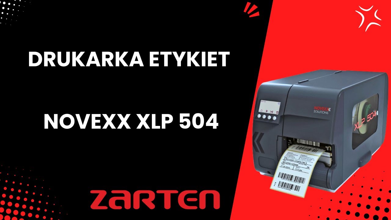 Drukarka etykiet Novexx XLP 504 - Zarten