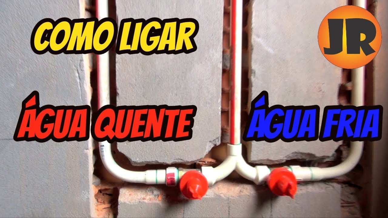 Como ligar água fria e água quente. Passo a passo