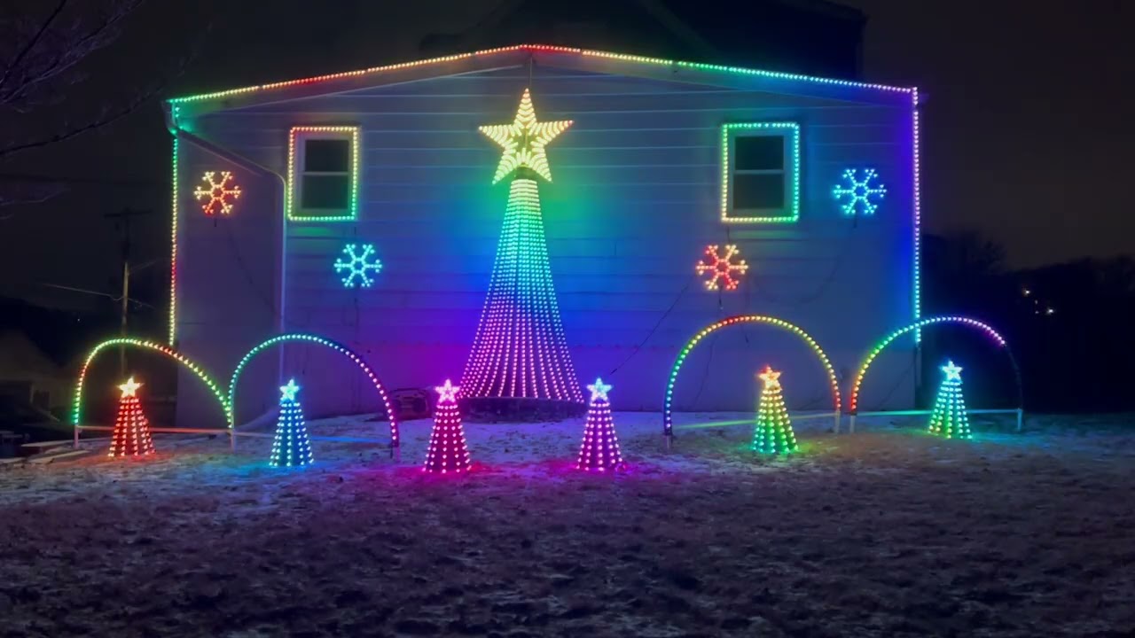 2025 Christmas Light Show - Taylor Swift Mashup