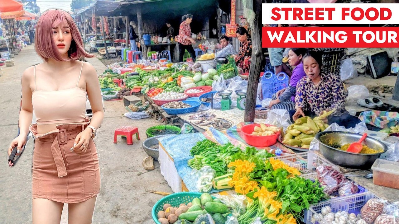 Unforgettable Street Food Adventure - Exploring BOVEL Market in This Epic Traditional Walk tour 4K