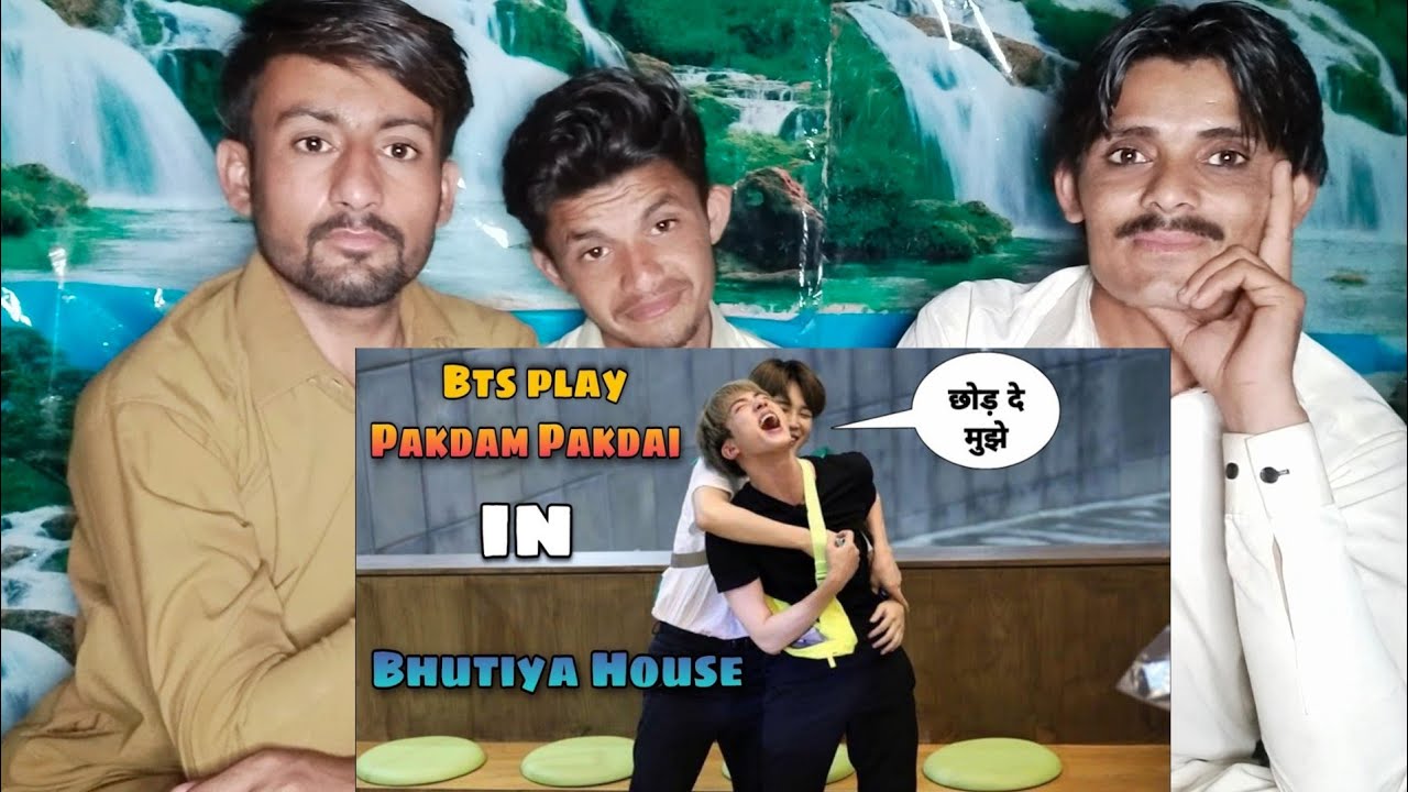 pakistani reaction to bts play pakdam pakdai in bhutiya House