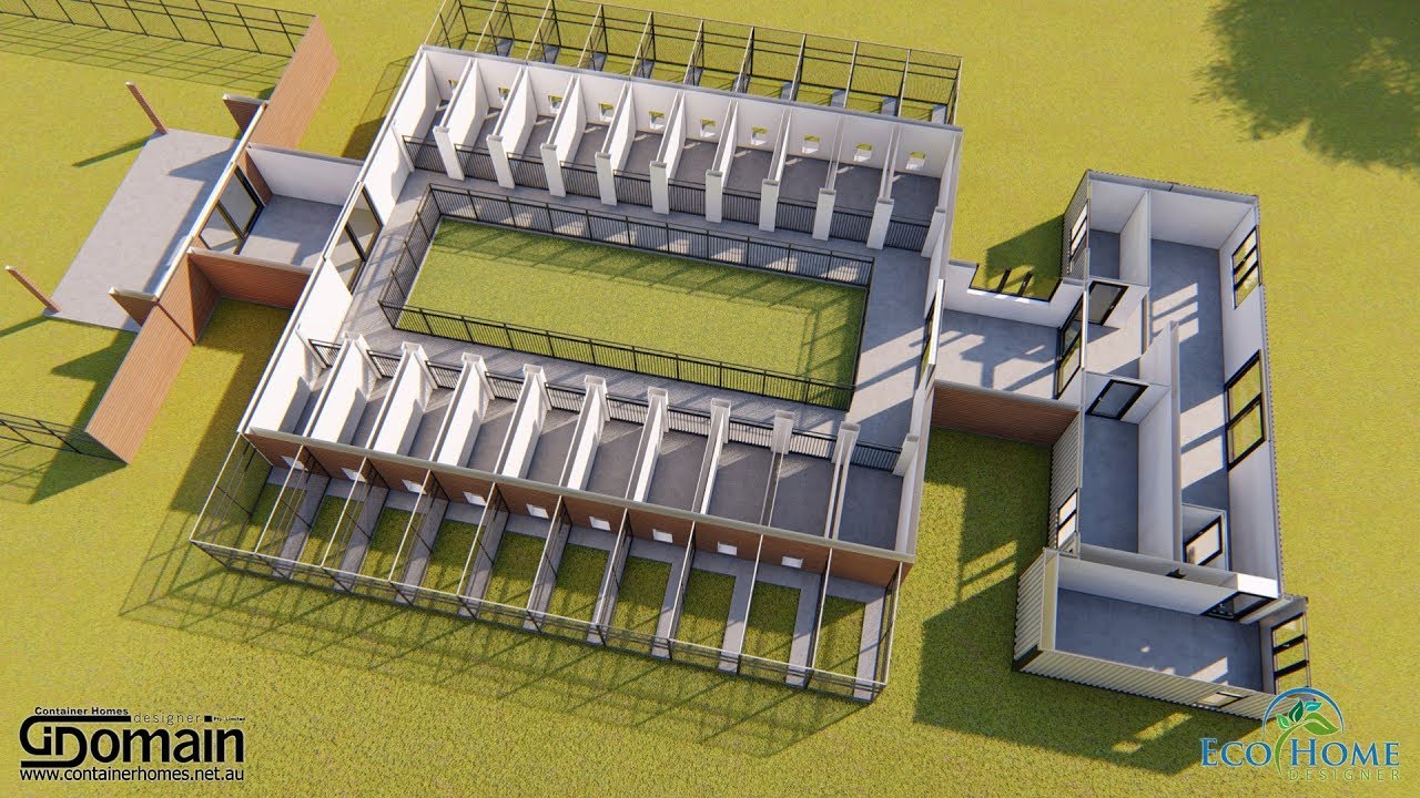 Shipping Container Office and Kennel