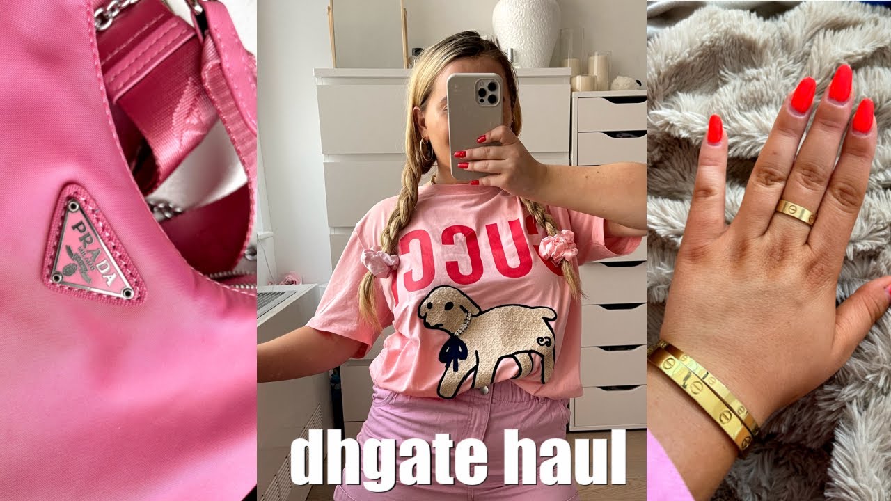 DHGATE HAUL: cartier, prada, chanel and dior designer dupes
