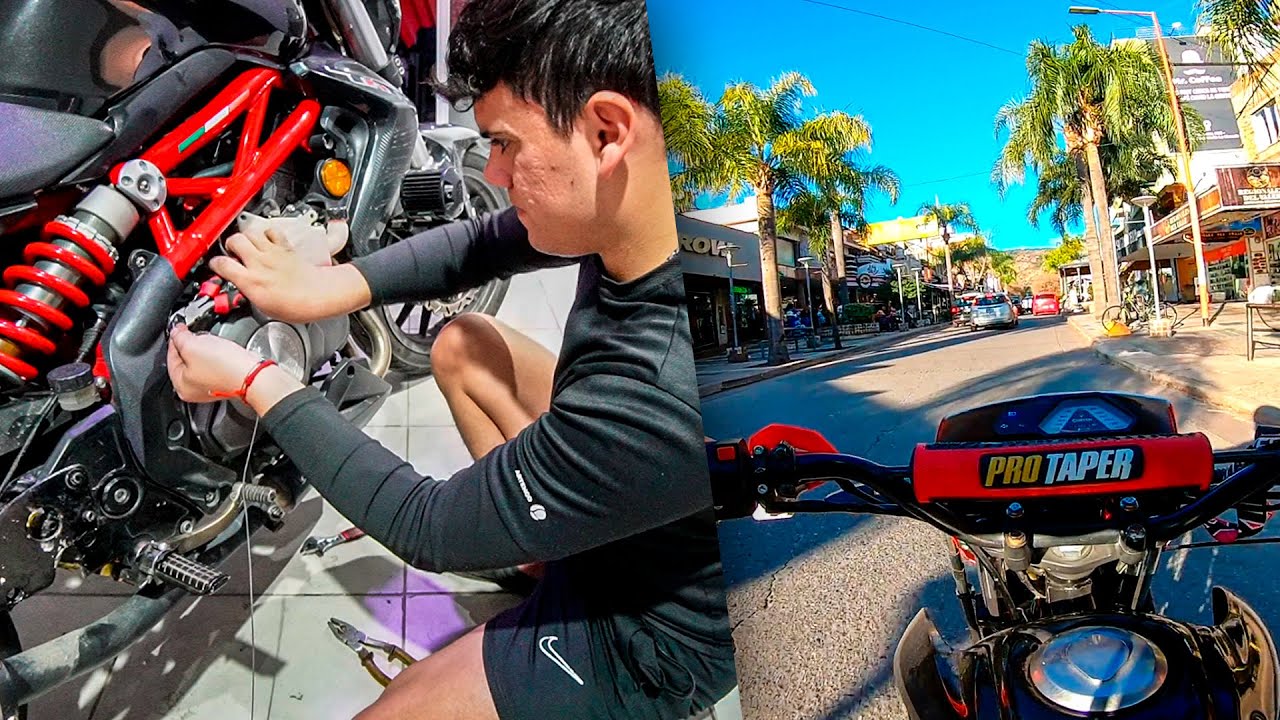 ¡ME QUEDÉ SIN EMBRAGUE en la TNT 300 y MI NOVIA ME SALVA! 🛵❤️