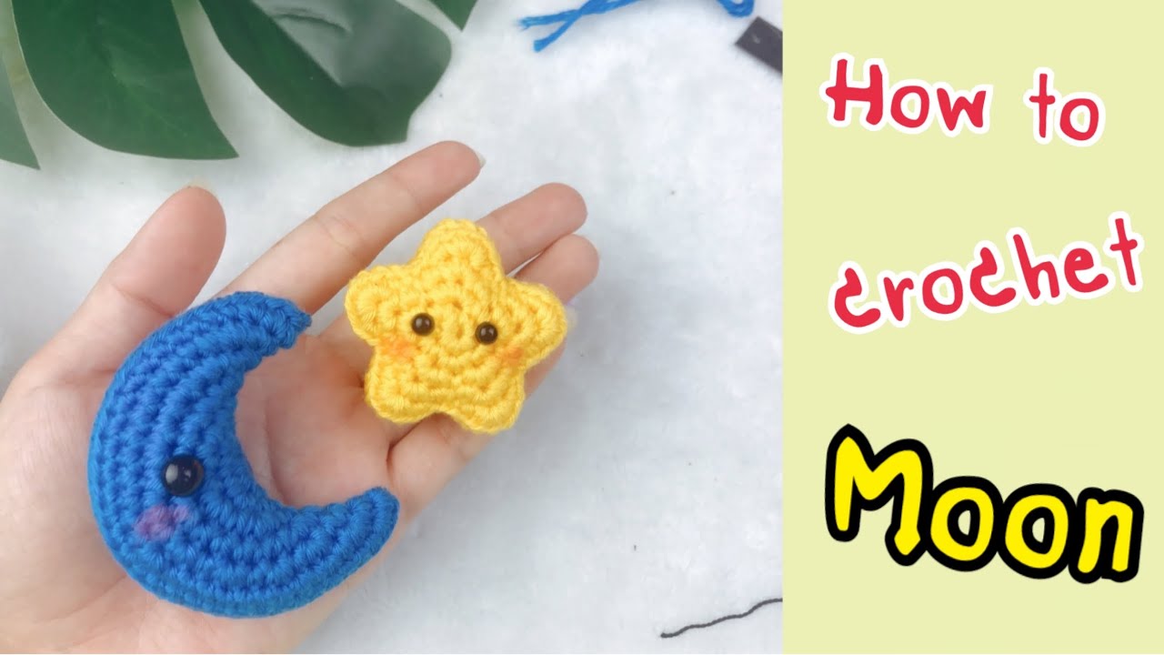 Moon Amigurumi Crochet Pattern