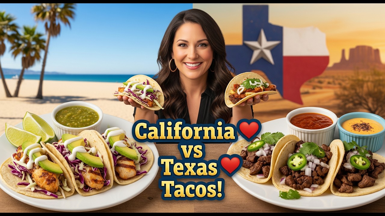 California vs Texas: Taco Showdown 🌮 | CooklyEats