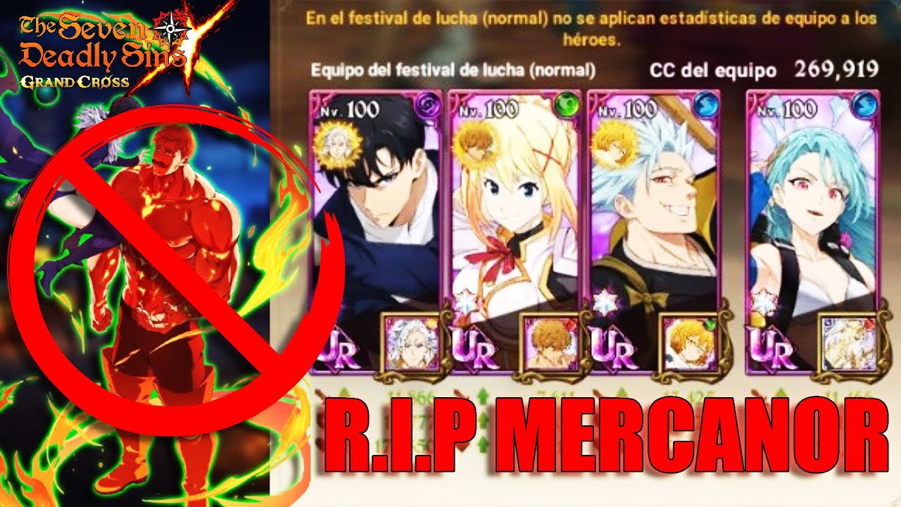 ¿TEAM ANTI ESCANOR?🔥 DEFENSA EXTREMA🔥 | 7DS Grand Cross