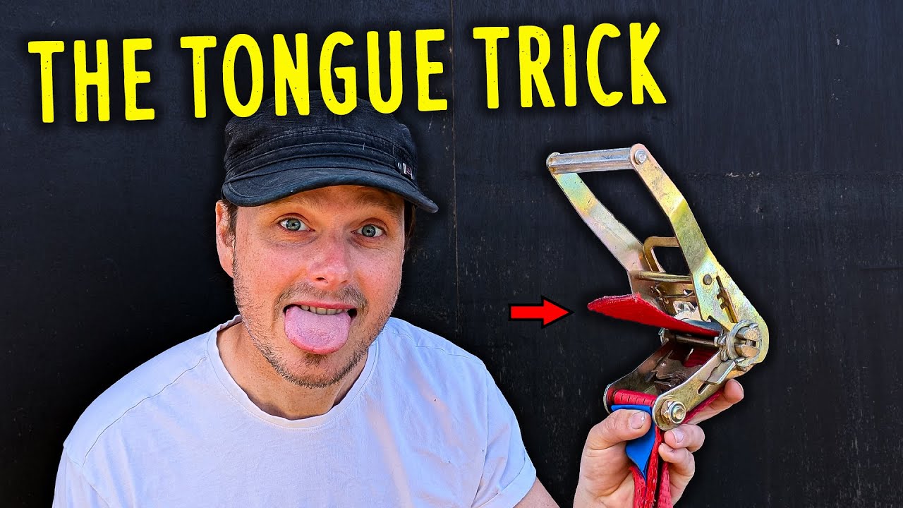 NEVER FORGET How to Use a Ratchet Strap Again!