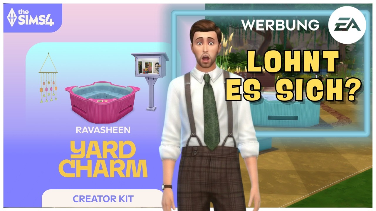 WERBUNG | GARTENCHARME SET Review: Die schönsten neuen Möbel! ✨ Sims 4