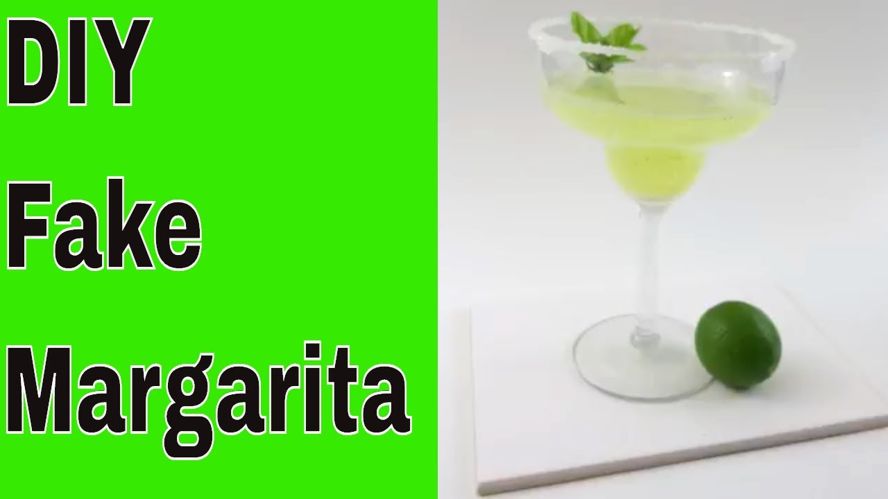 DIY Resin Margarita looks real but is actually fake faux food Use as a prop or to fool your friends.