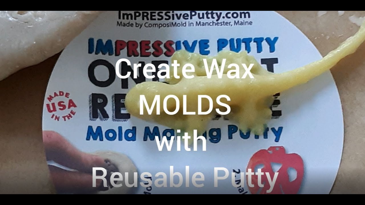 Creating Custom Molds Using Encaustic Wax and ImPRESSive Reusable Molding Putty