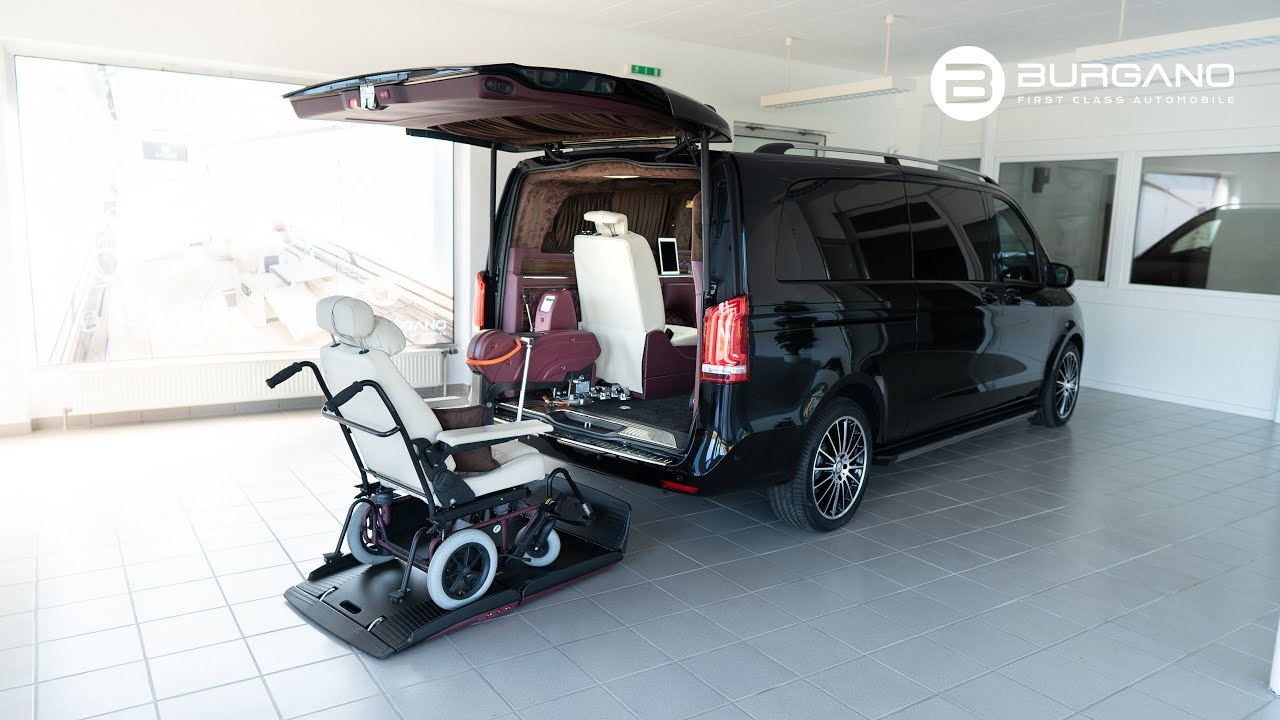 NEW Mercedes Benz V-Class VIP Van handicap accessible wheelchair by BURGANO First Class Automobile