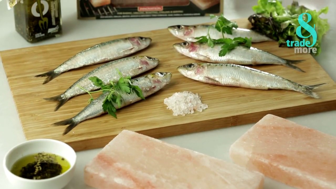 Persischer Salz-Block - Rezept für Sardinen vom Grill
