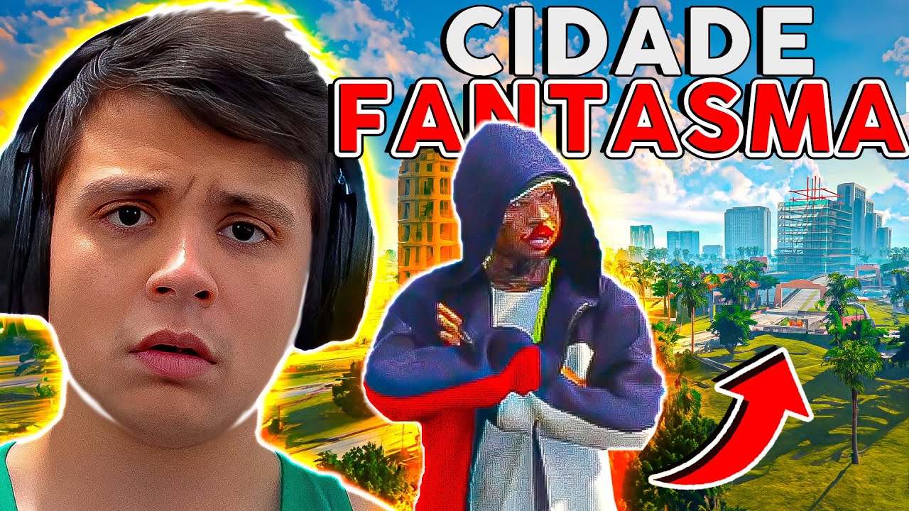 A CIDADE FANTASMA no GTA RP 😱 (Paulinho o LOKO)