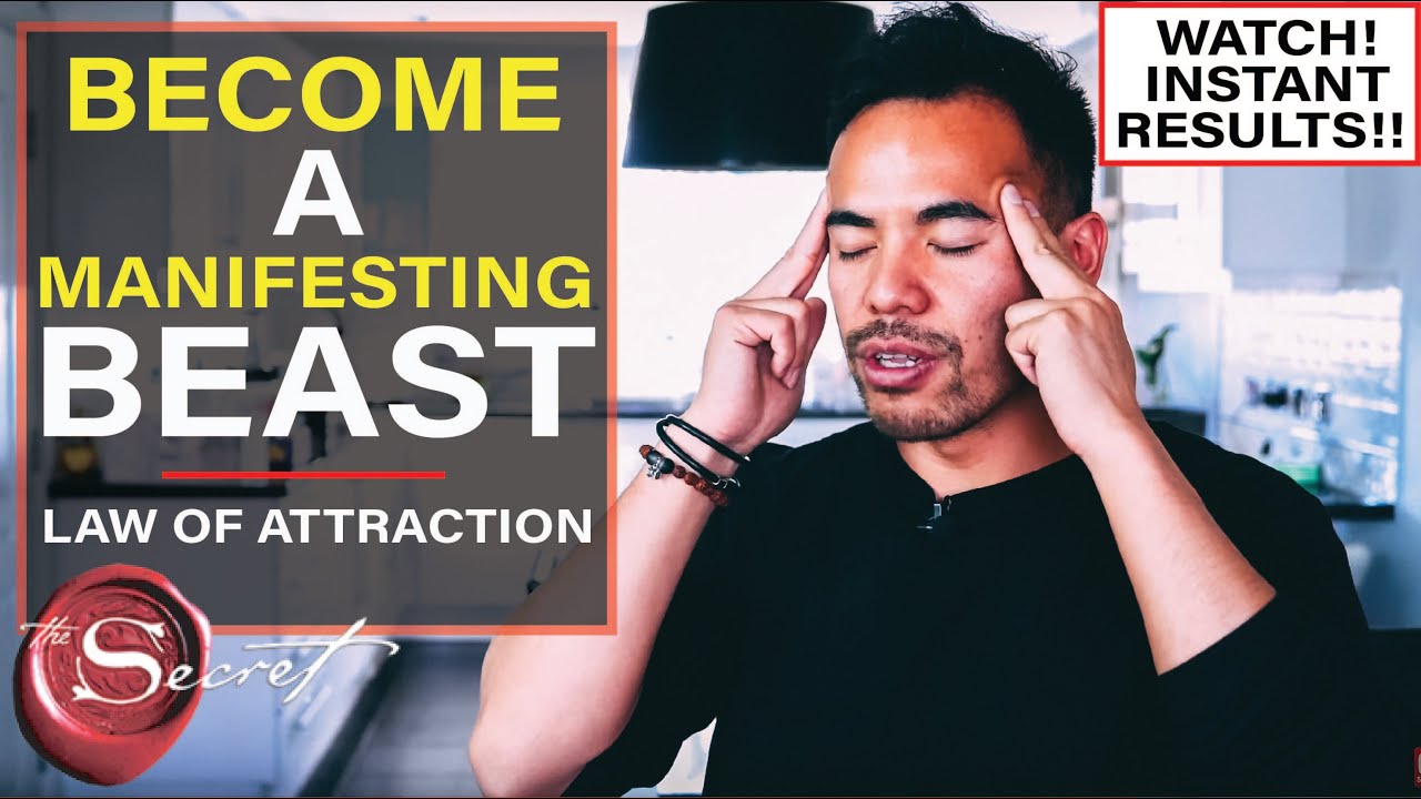 How to Become a MANIFESTING BEAST | Law of Attraction [#1 Explanation for Instant Results!!]