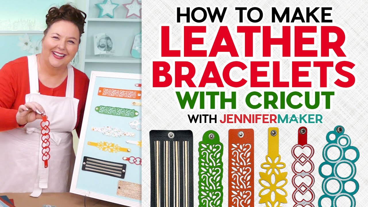 Cut Faux Leather Bracelets With Cricut | Add Snaps For a Perfect Fit