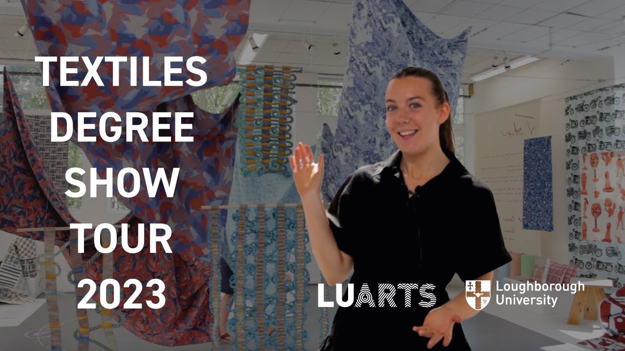 A tour of the Loughborough University Textiles Degree Show 2023 👘✨