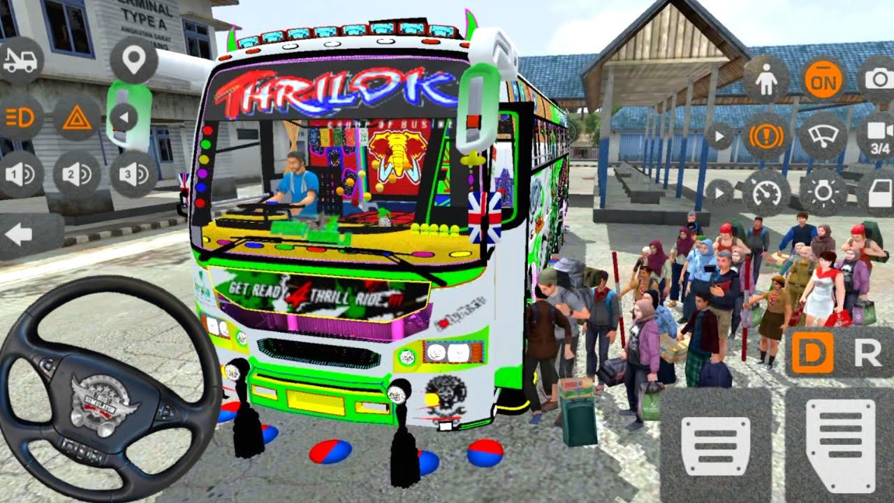 💥 Bus Simulator Indonesia Long Route Passenger Transport Android Gameplay Video