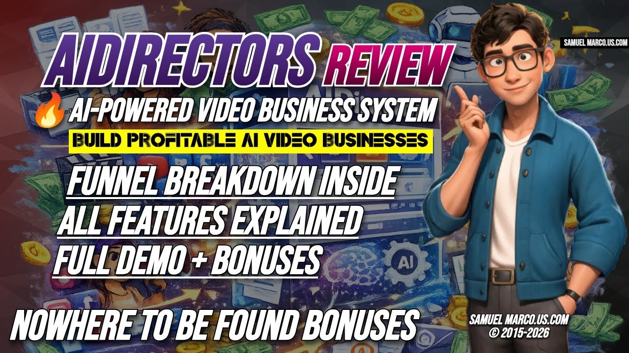🔴 AI Directors Review + Use Cases | AI Directors OTO Funnel & Bundle 🔴 AI Directors Sample Videos