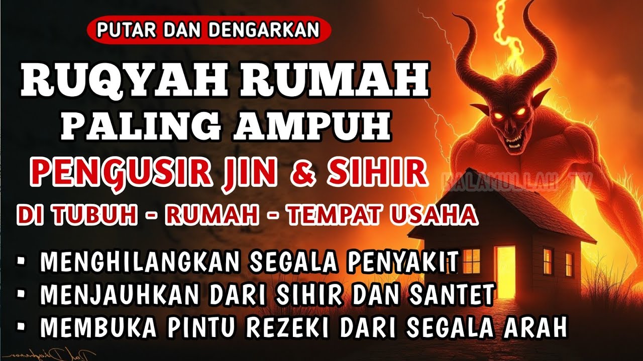 RUQYAH RUMAH PENGUSIR JIN DAN SIHIR DI RUMAH & TUBUH, PENENANG HATI & FIKIRAN | ALAA AQEL