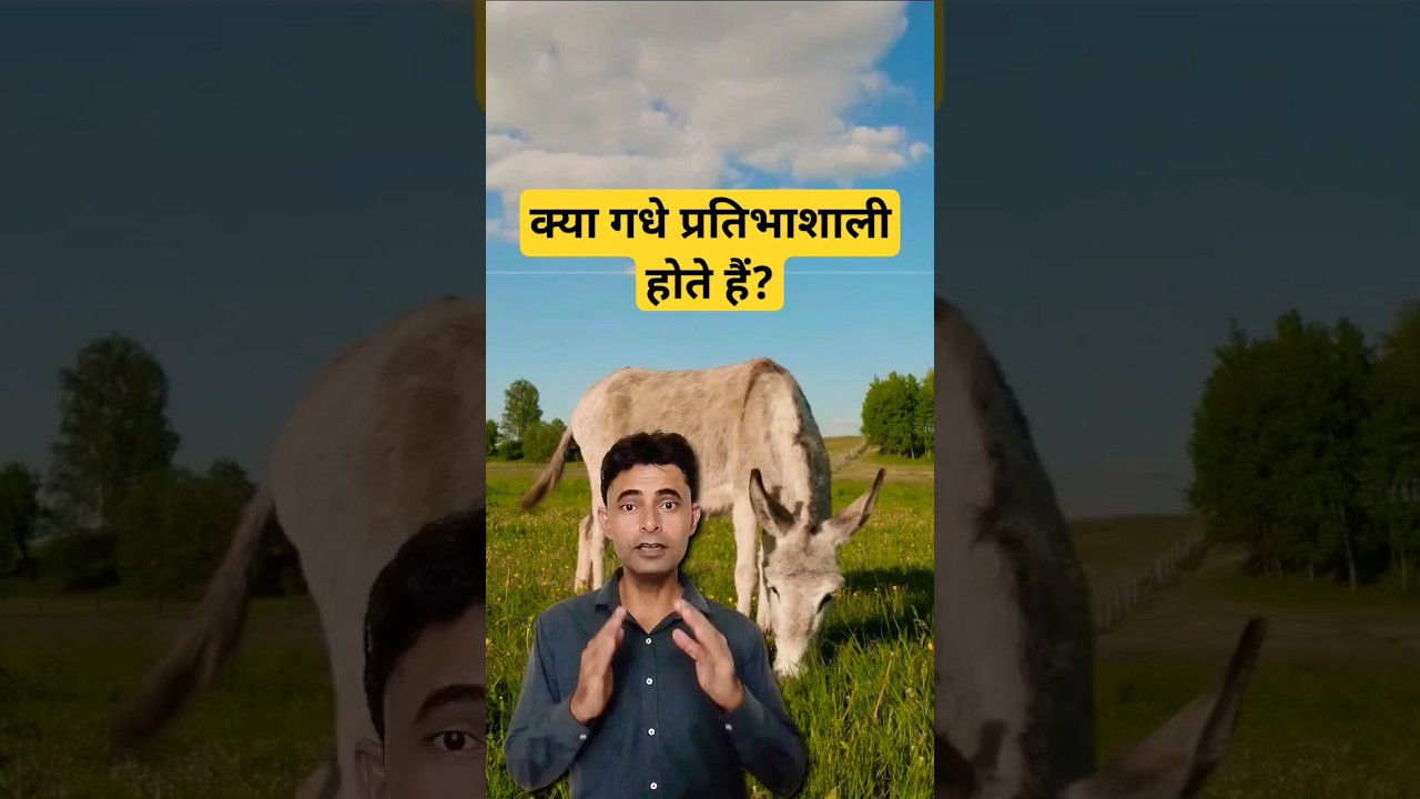 क्या गधे प्रतिभाशाली होते हैं? Donkey Motivational Story #mindset #donkey #tallent