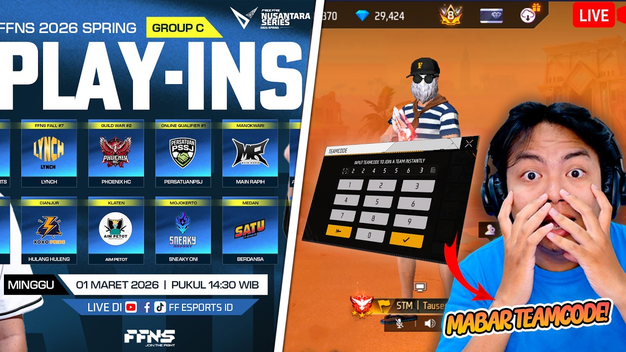 🔴 NGABUBURIT MABAR SAMBIL NONTON FFNS!